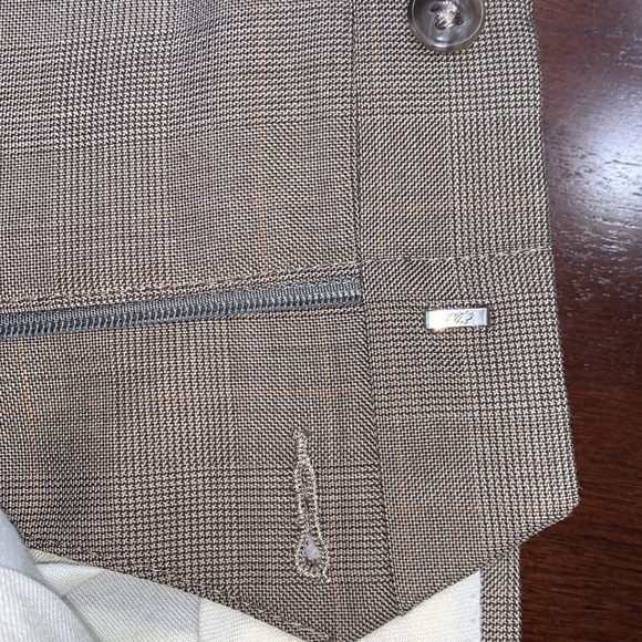 Men’s Stafford Suit Top & Pants Sz 44R Pants 34X30 - Picture 5 of 17